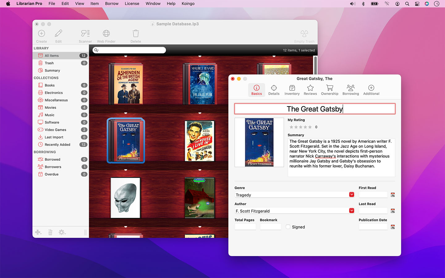 Librarian Pro for Mac OS X 7.0.5 full