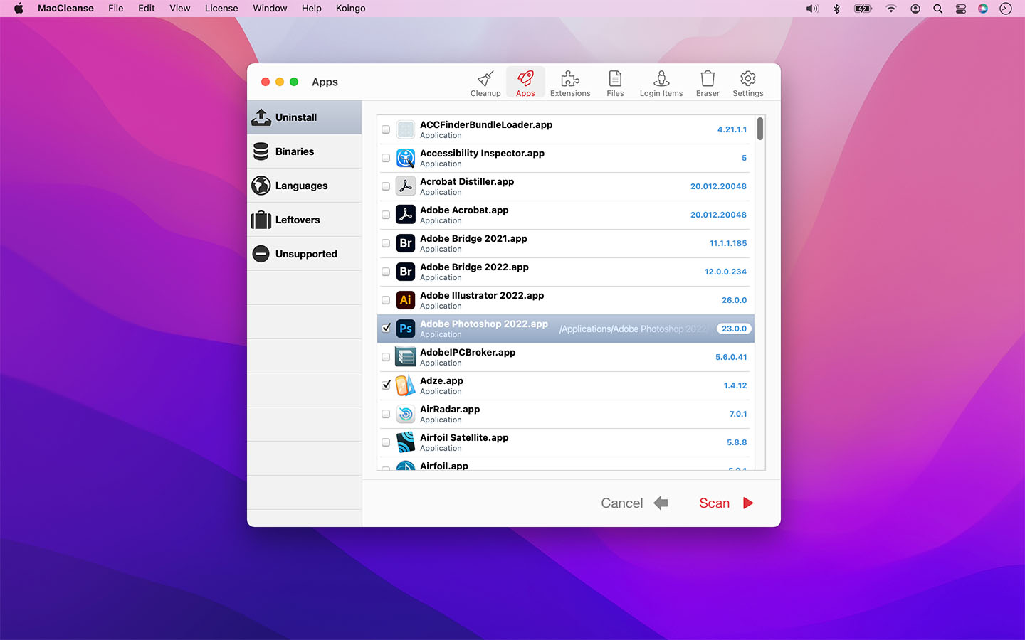 Download WeCleanse For Mac 1.0.2